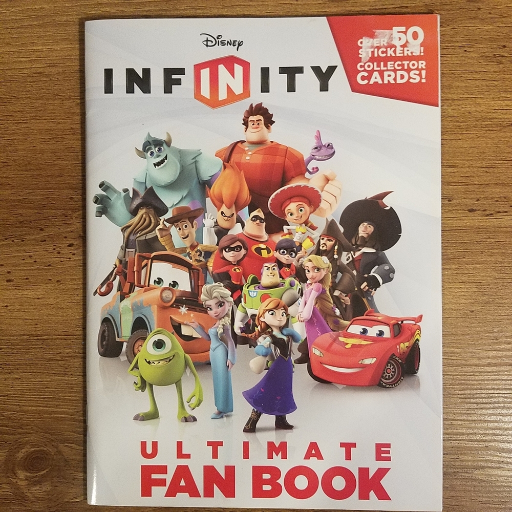Disney Infinity Ultimate Fan Book Golden Books New With 50 Cards